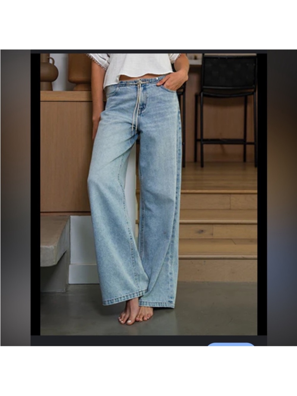Habitual Light Blue Wide-Leg Jeans